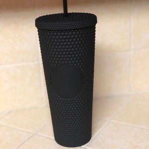 Starbucks matte black tumbler